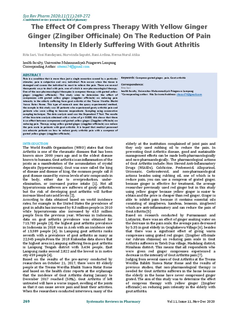 Jurnal Asam Urat PDF Gout Arthritis