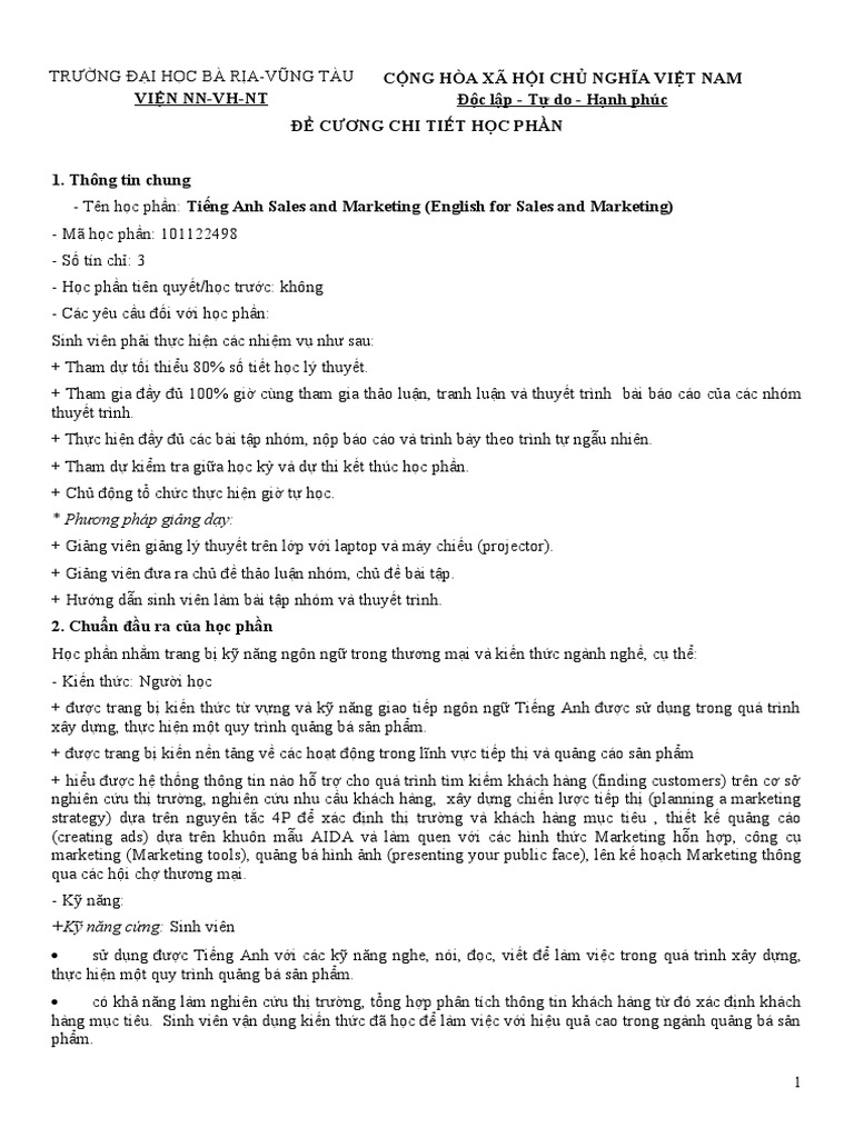 Sales and Marketing | PDF