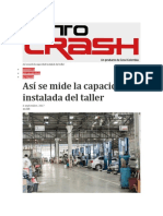 Así Se Mide La Capacidad Instalada Del Taller