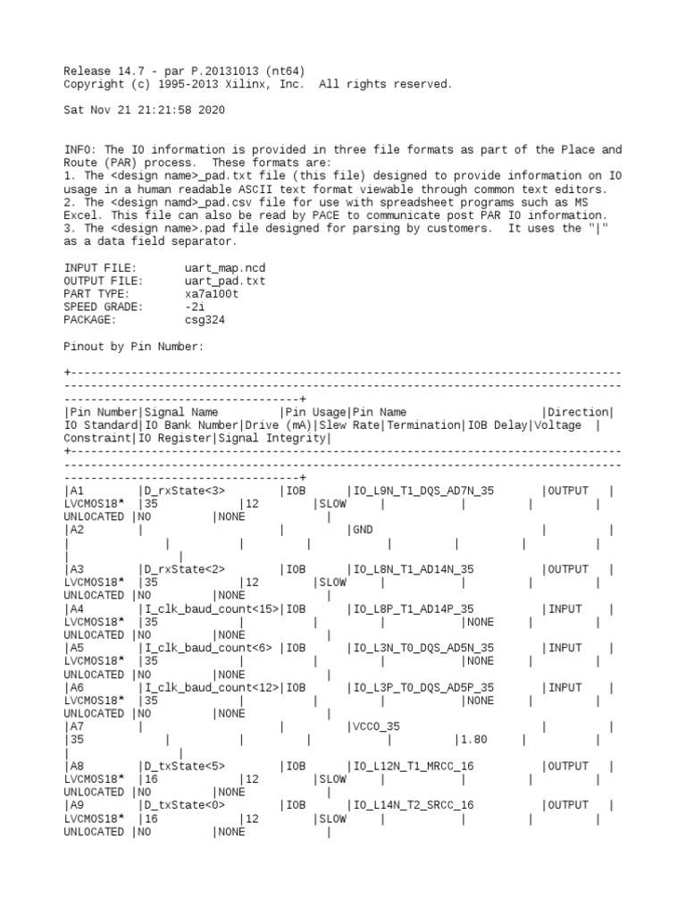 Uart Pad | PDF | Computer Engineering | Data