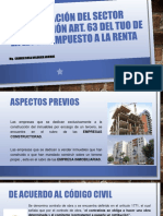 Tributación Del Sector Construcción