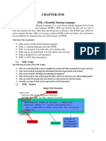 Chapter One: XML: Extensible Markup Language