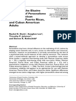 Measuring The Elusive Construct of Personalismo Among Mexican American, Puerto Rican, and Cuban American Adults