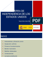 La guerra de independencia de EEUU: causas, bandos y consecuencias