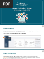 Guide To Product Listing: (Uploading A Single SKU)