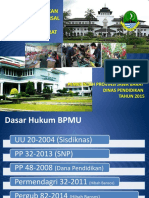 Bahan Bimtek BPMU 2015