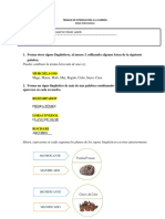 Introducción a la carrera: Datos informativos sobre signos lingüísticos