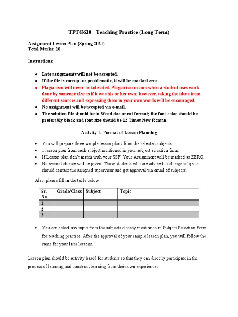 tptg620 assignment 6 solution