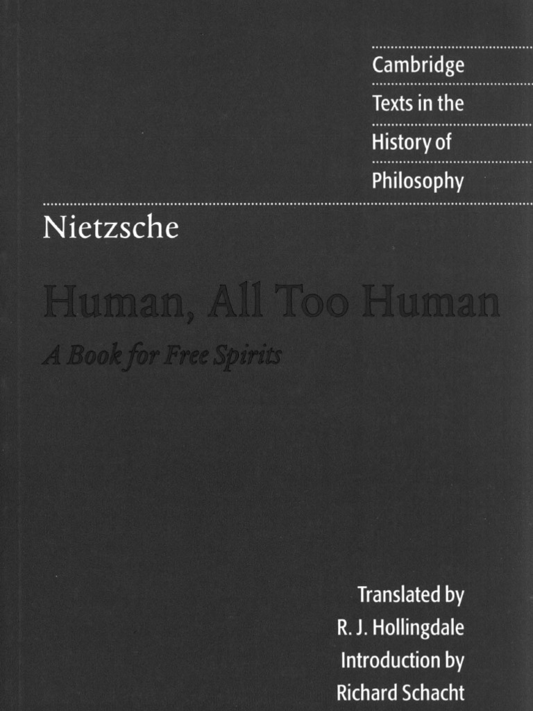 Nietzsche Human, All Too Human PDF