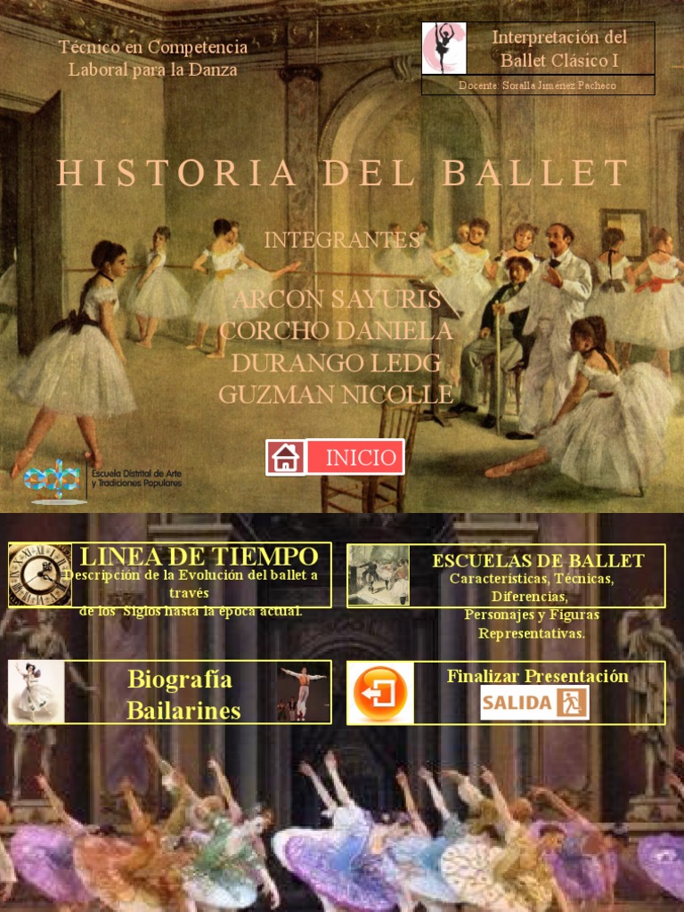 Evolución de la Historia del Ballet | PDF | Ballet | Baile de concierto