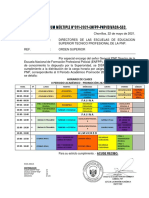 Memorandum Multiple N°011-2021-Enfpp-Pnp-Divaca-Sec Carga Horaria 2021