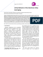 Electrical Conductivity Behavior of The Aluminum Alloy 2024 During Artificial Aging