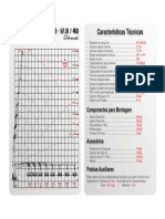 Características técnicas guindaste