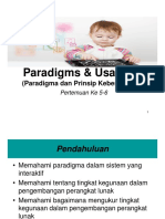 Part5-6 Paradigma & Prinsip Kebergunaan