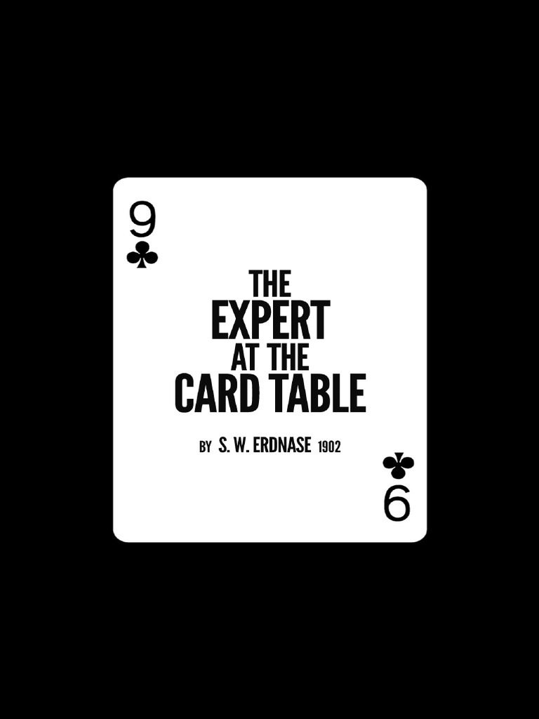 The Expert at The Card Table Madison Edition | PDF