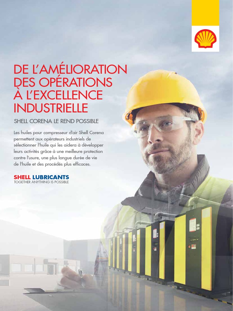 Shell Lubrifiants Corena Family Brochure FR | PDF | Piston | Gaz