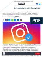 Instagram - Cómo Conseguir El - Check Azul - para Cuenta Verificada - RPP Noticias