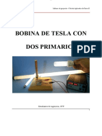 Bobina de Tesla Con Dos Primarios - PDF Caf II