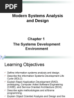 Modern Systems Analysis and Design: The Systems Development Environment