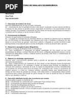 52132256 Modelo Relatorio de Simulado de Emergencia