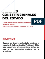 Clase 3. Deberes Constitucionales Del Estado. 3ero