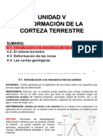 UNIDAD V Deformación de La Corteza Terrestre