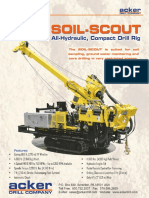 Acker SOIL-SCOUT: All-Hydraulic, Com Pact Drill Rig