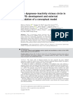 The Dyspnoea - Inactivity Vicious Circle in COPD: Development and External Validation of A Conceptual Model