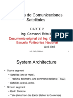 Sistemas de Comunicaciones Satelitales: Parte 2 Ing. Geovanni Brito M