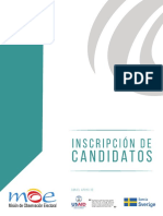 Ruta Electoral 2019 Inscripción de Candidatos