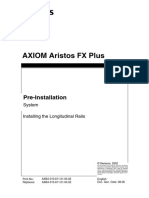 AXIOM Aristos FX Plus: System Installing The Longitudinal Rails