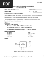 Lab Worksheet # 9