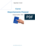 Curso Departamento Pessoal