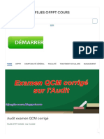 Audit Examen QCM Corrigé - FSJES OFPPT COURS