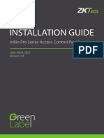 Installation Guide: Inbio Pro Series Access Control Panels