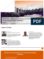 Design and Construction of A Thermoacoustically Driven Thermoacoustic Refrigerator