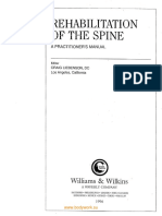 Rehabilitation of Spine - A Practitioner's Manual