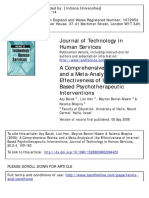 A Comprehensive Review and a Meta-Analysis of the Effectiveness of InternetBased Psychotherapeutic Interventions (Barak et al,2008)