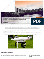 Design of Smart Weed Detector and Herbicides Sprayer (Quadcopter Pesticide Sprayer)