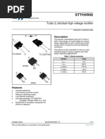 STTH5R06: Turbo 2 Ultrafast High Voltage Rectifier