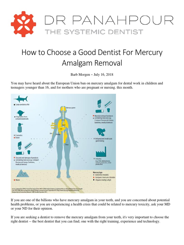 How To Choose A Good Dentist For Mercury Amalgam Removal Descargar