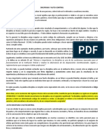 Disciplina y autocontrol: claves para el éxito