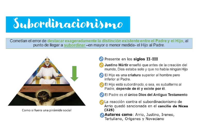 Subordinacionismo | PDF