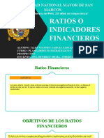 Ratios o Indicadores Financieros