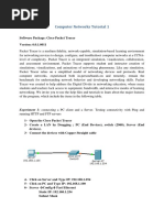 Packet Tracer Tutorial