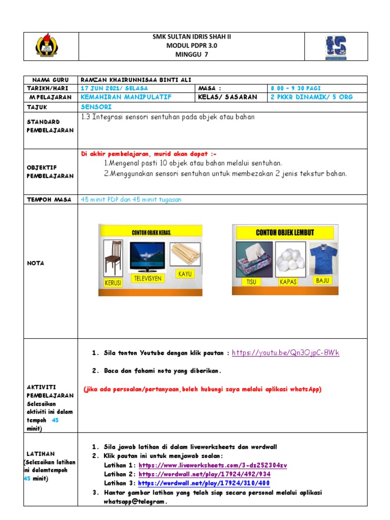 Pembelajaran Sensor Sentuhan SMK 2 PKKR | PDF | Karier & Perkembangan ...