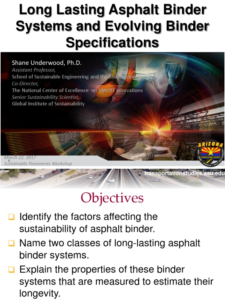 Long-Lasting Asphalt Binder Systems | PDF | Oil Refinery | Asphalt