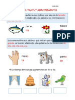 Tema N 13 Diminutivos y Aumentativos