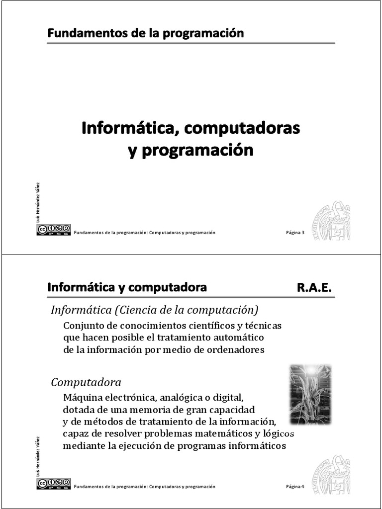Fundamentos de Programación y Computación | PDF | Poco | Programación ...
