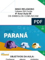 AULA PARANÁ 6ºano - Símbolos - Slides - Aula - 05